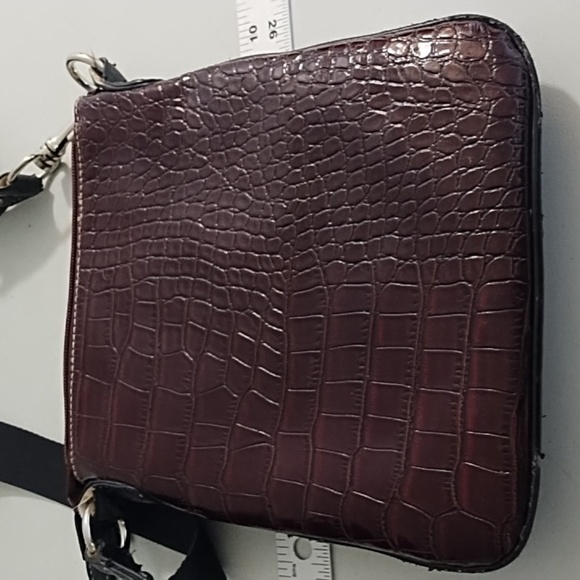 Saddle Brown & Dark Brown & a Burgundy Black Crossbody/Bag 2 bags - Picture 15 of 16